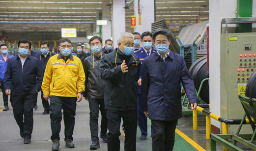 河南焦作市委副書記、市長李亦博，市委常委、常務副市長郭鵬等進行現場調研